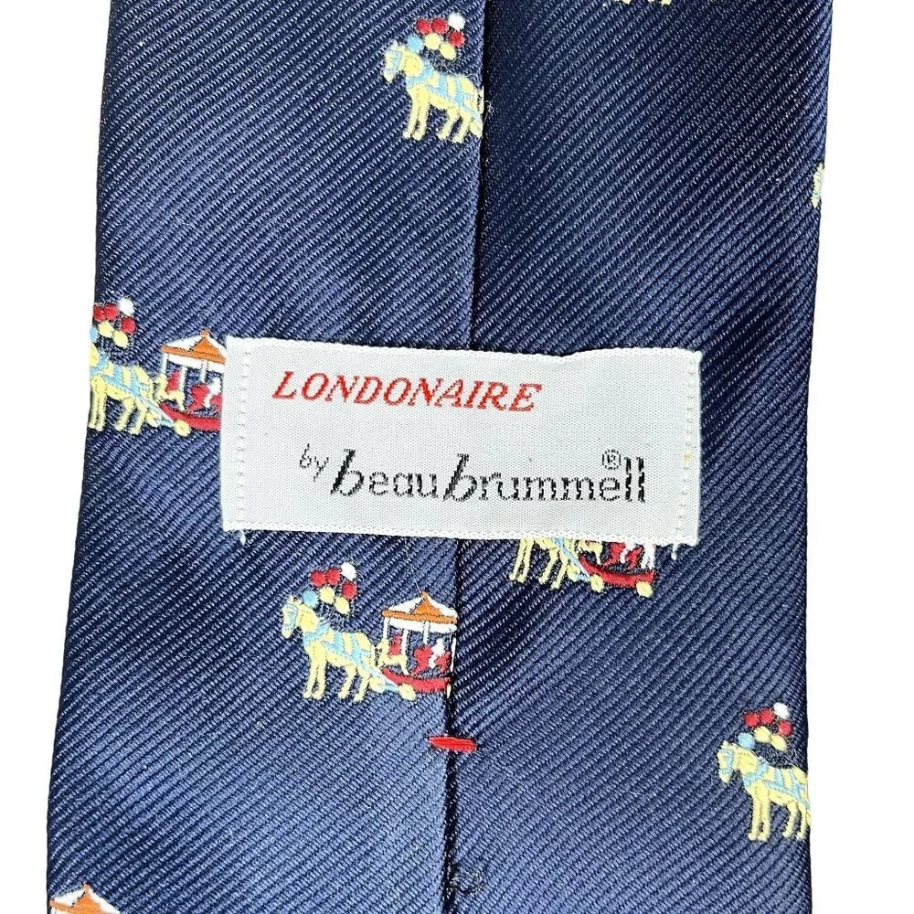 VTG Londonaire by beau‎ brummell Carousel Themed Tie